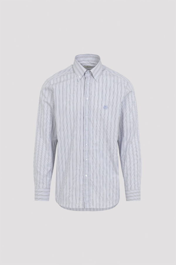 Etro Roma Logo Shirt - Pale Blue