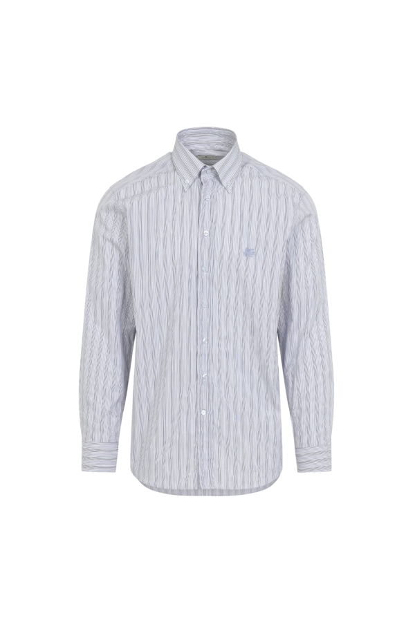 Etro Roma Logo Shirt - Pale Blue