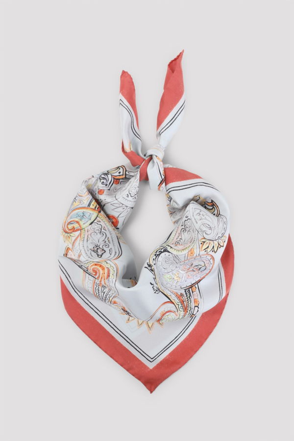 Etro Turandot 70x70 Foulard - Multi Pale Blue