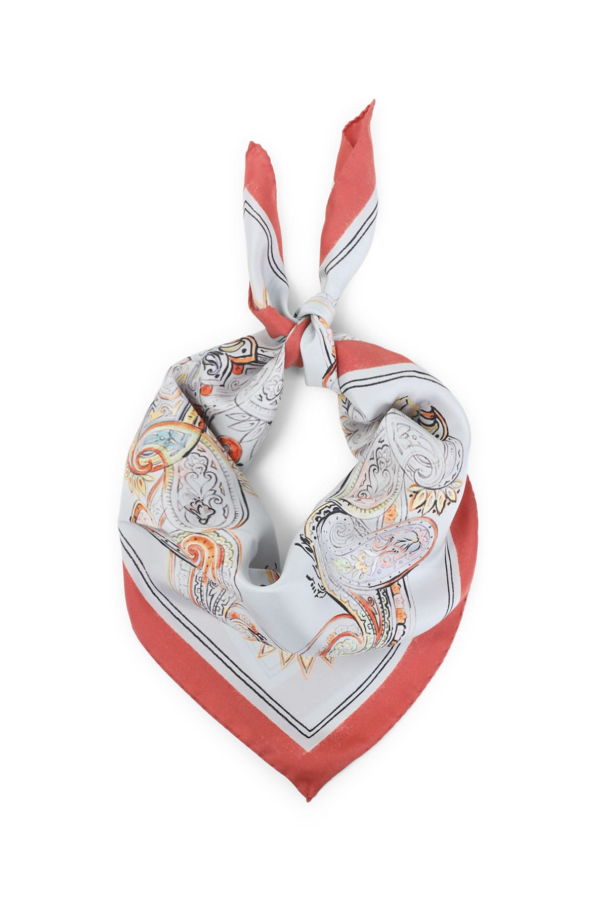 Etro Turandot 70x70 Foulard - Multi Pale Blue