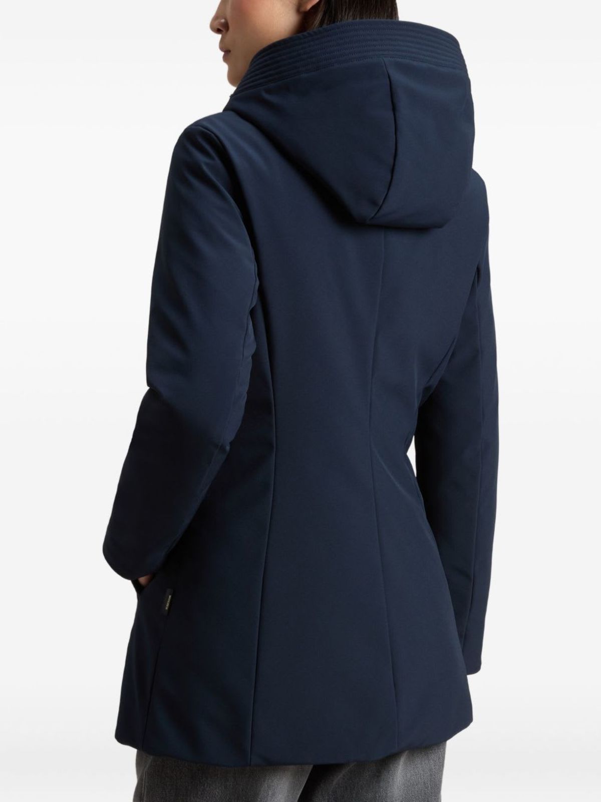 Woolrich Midi Parka Coat - Blue - Image 5 of 5