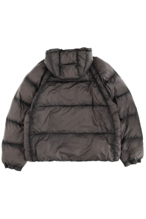 Represent Down Jacket With Logo Jacket - Black
