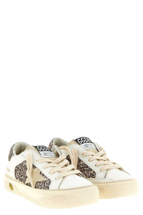 KIDS Golden Goose May Sneakers - Beige