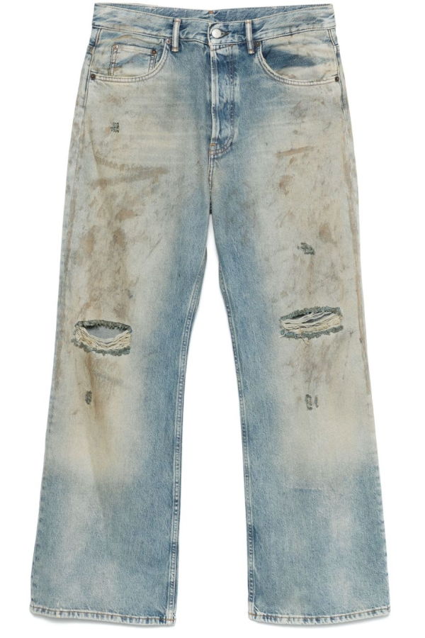 Acne Studios Denim Cotton Jeans - Blue