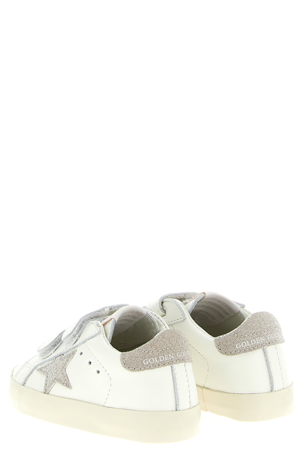 KIDS Golden Goose Baby School Sneakers - Silver