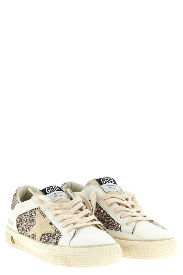 KIDS Golden Goose May Sneakers - Beige