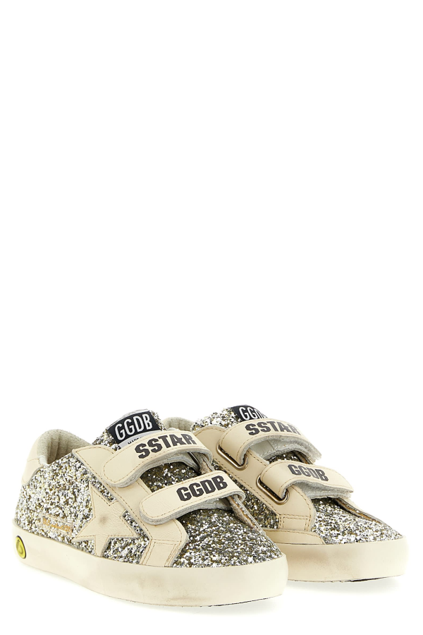Kids Golden Goose Old School Sneakers - Silver