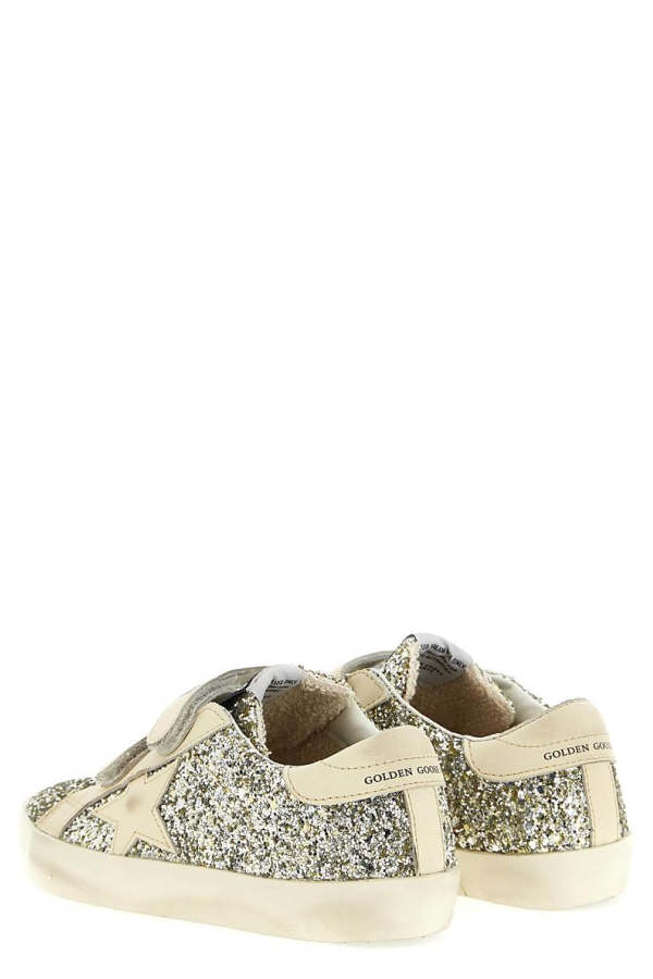 Kids Golden Goose Old School Sneakers - Silver