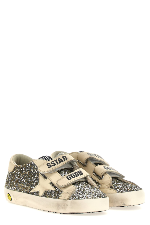 KIDS Golden Goose Old School Sneakers - Silver
