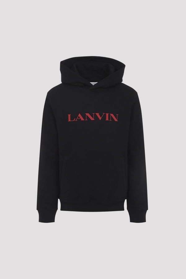Lanvin Logo Hoodie - Black
