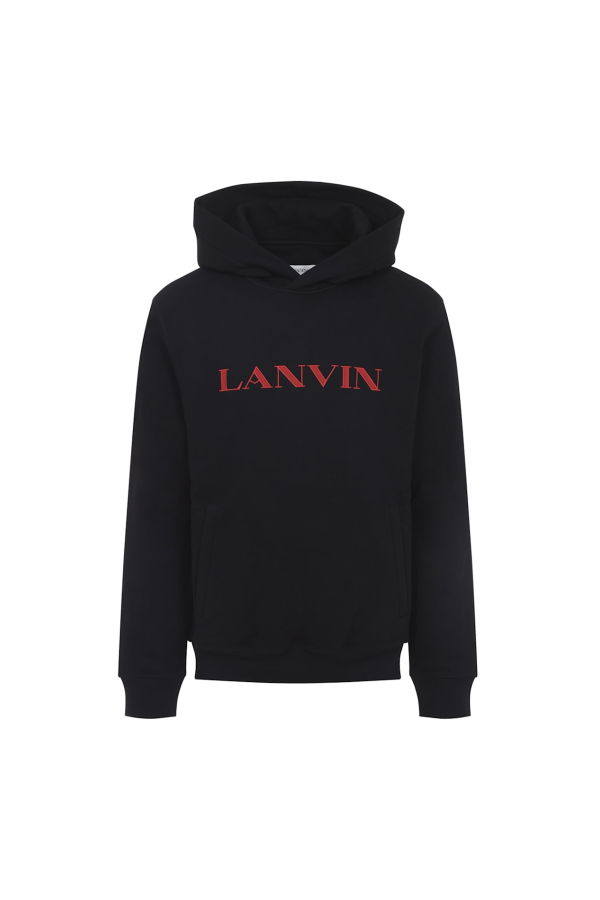 Lanvin Logo Hoodie - Black