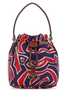 PUCCI Printed Canvas Bucket Bag - Multicolor - Thumbnail 1