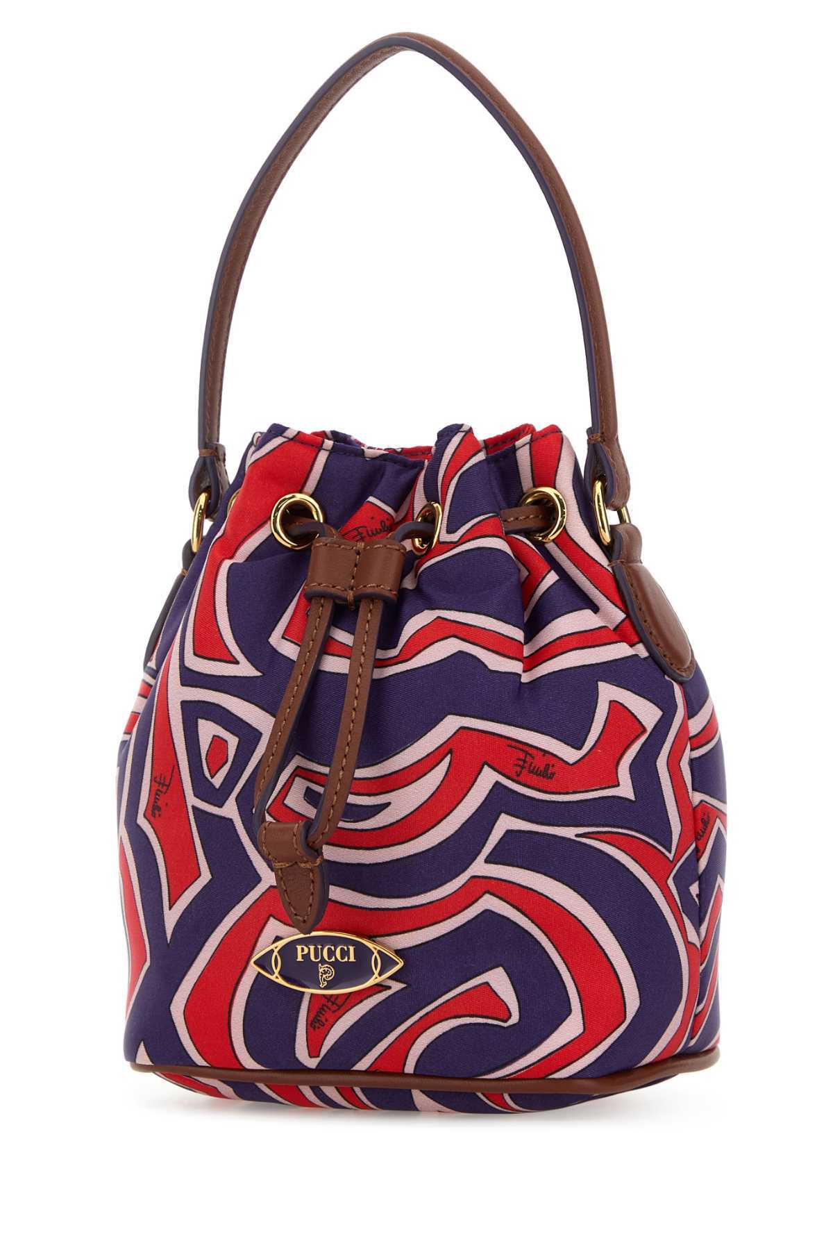 PUCCI Printed Canvas Bucket Bag - Multicolor - Image 2 of 2
