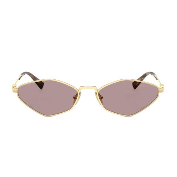 MIU MIU 0MU 56ZS Miu Regard 5AK20I Sunglasses - Gold