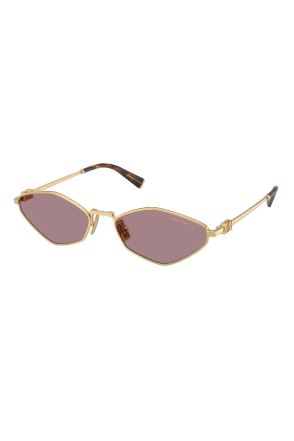 MIU MIU 0MU 56ZS Miu Regard 5AK20I Sunglasses - Gold
