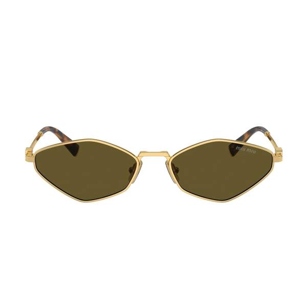 MIU MIU 0MU 56ZS Miu Regard 5AK09Z Sunglasses - Gold