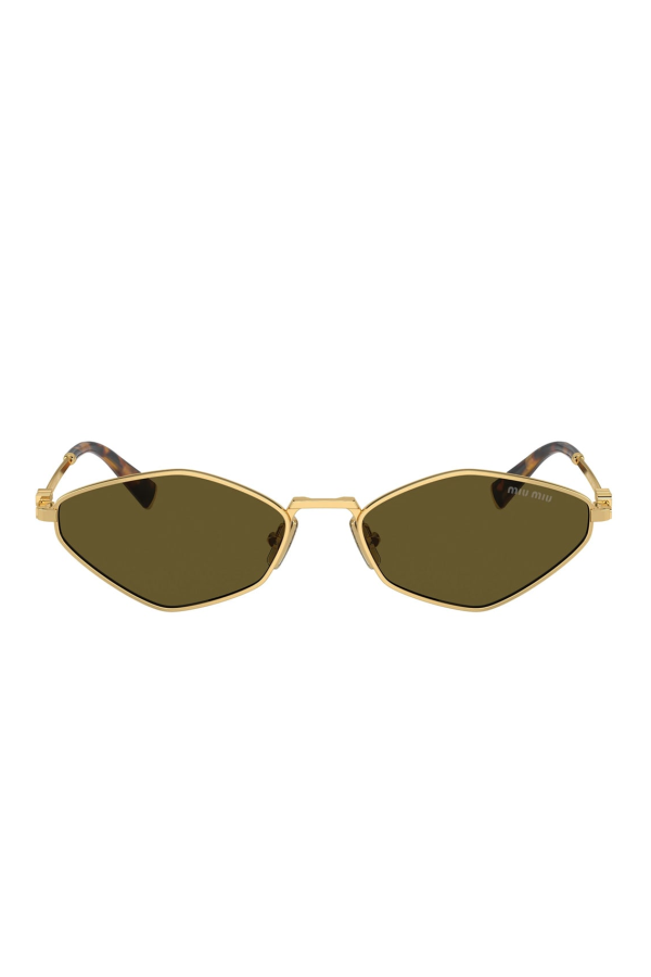 MIU MIU 0MU 56ZS Miu Regard 5AK09Z Sunglasses - Gold