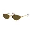 MIU MIU 0MU 56ZS Miu Regard 5AK09Z Sunglasses - Gold - Thumbnail 2
