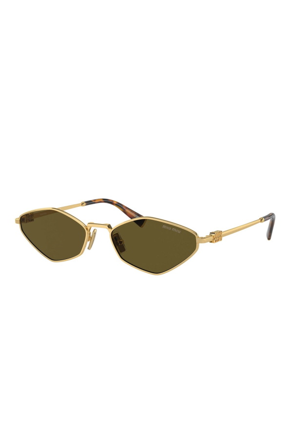 MIU MIU 0MU 56ZS Miu Regard 5AK09Z Sunglasses - Gold