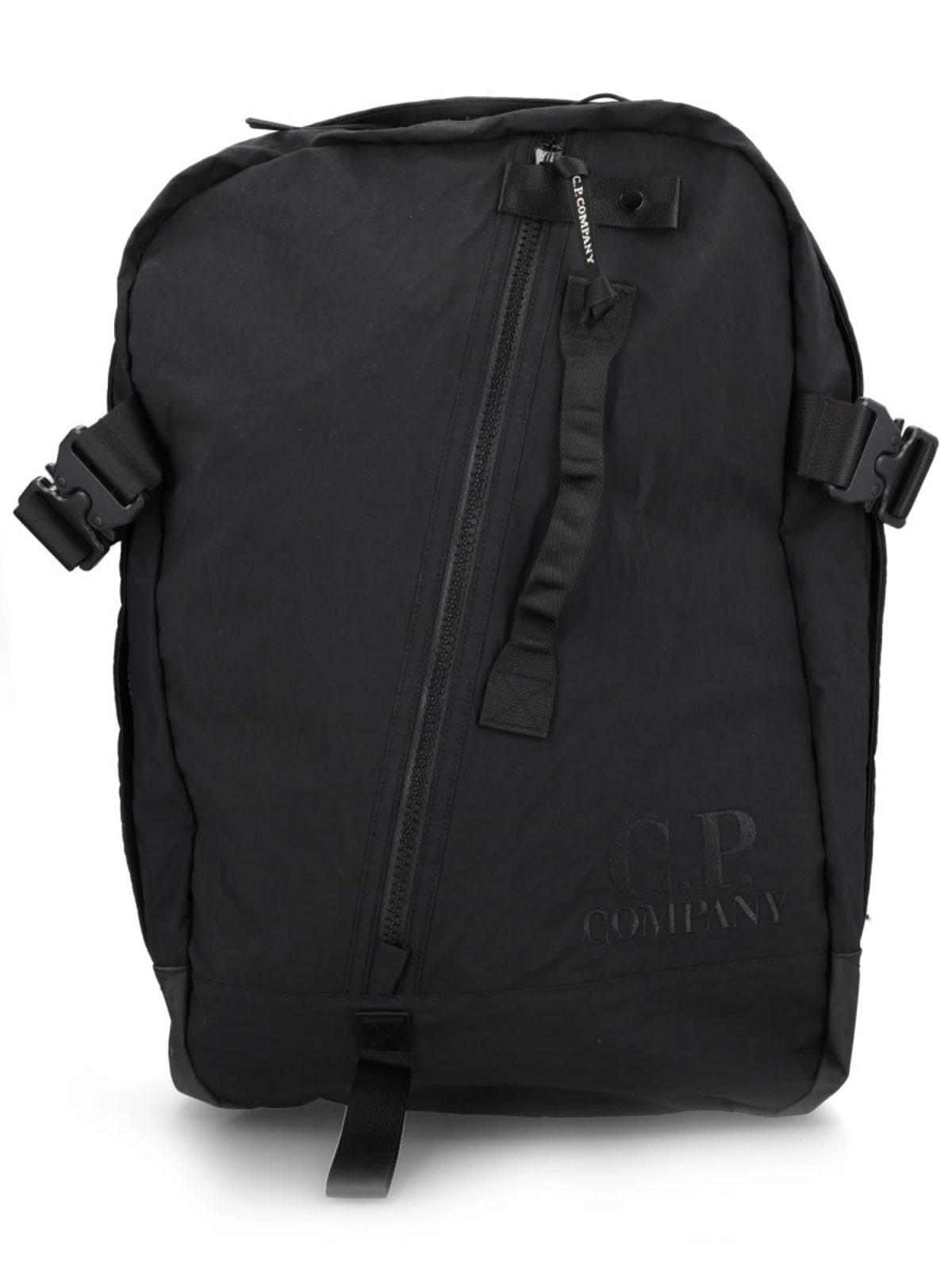 C.P. Company Plain Paper Touch Backpack - Black - Image 1 of 3