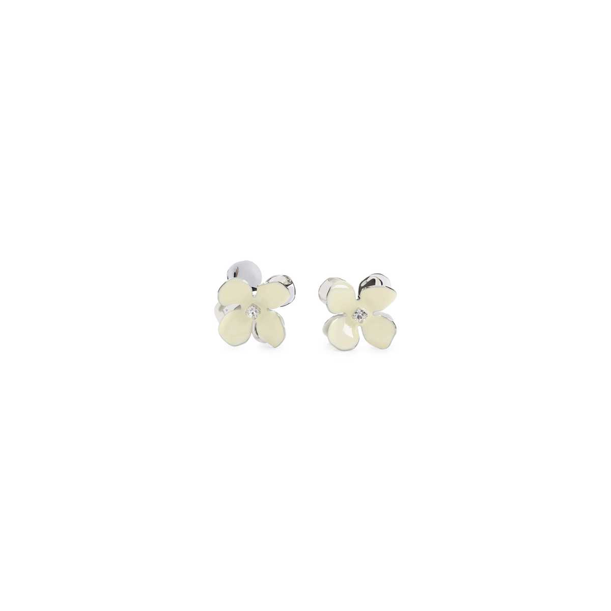 Marni Flower Earrings - Light Yellow - Image 2 of 5