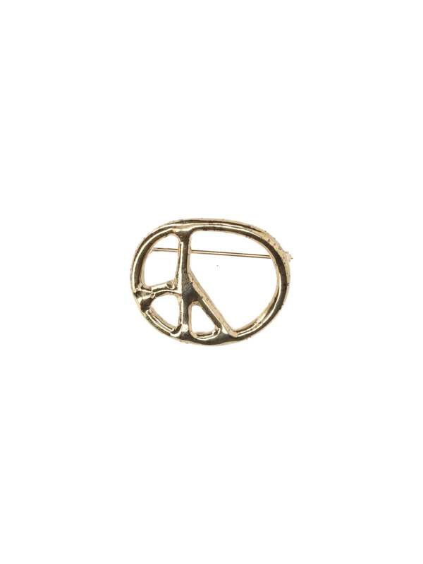 Needles Peace Brooch - Gold