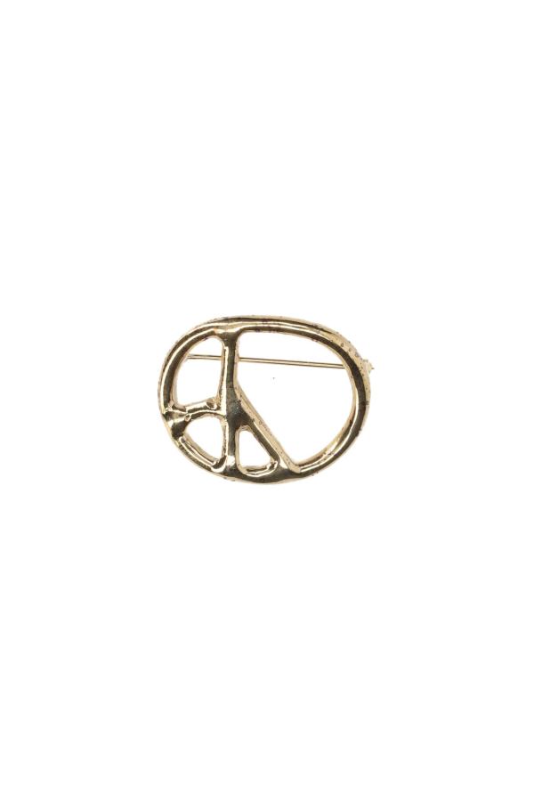 Needles Peace Brooch - Gold