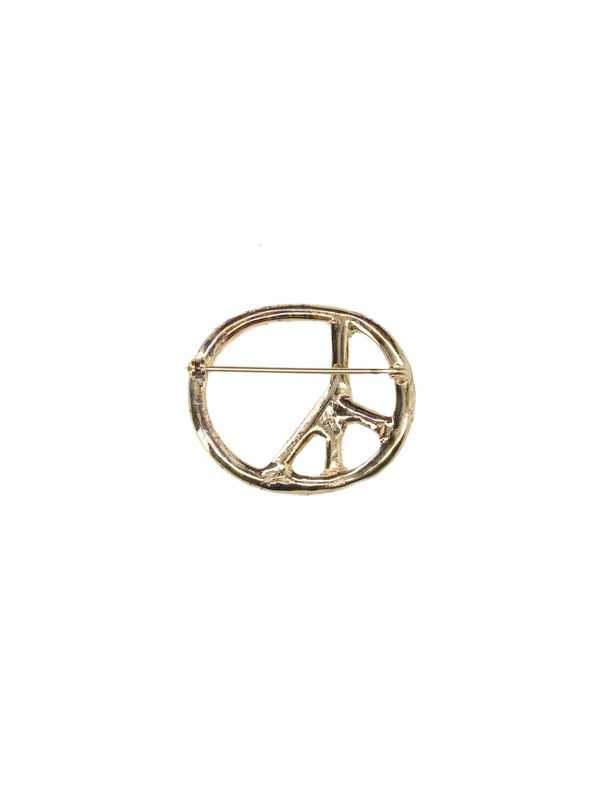 Needles Peace Brooch - Gold
