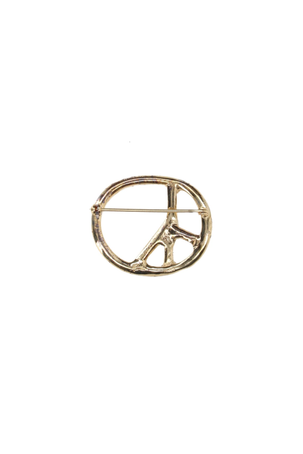 Needles Peace Brooch - Gold