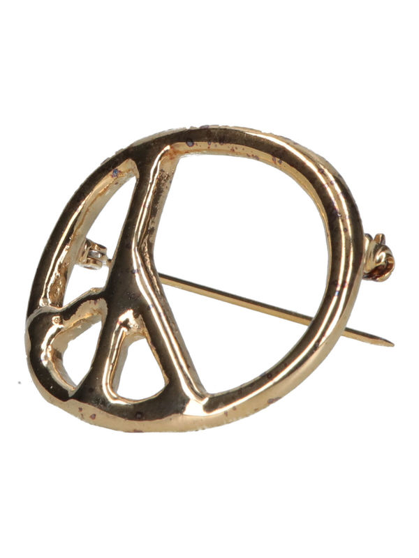 Needles Peace Brooch - Gold