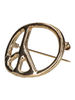 Needles Peace Brooch - Gold - Thumbnail 3