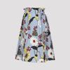 Marni Flared Midi Skirt - Sky - Thumbnail 1