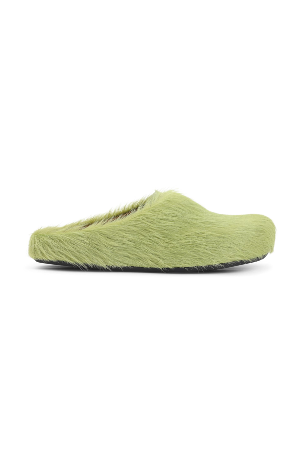 Marni Fussbett Sabot Sandals - Lime