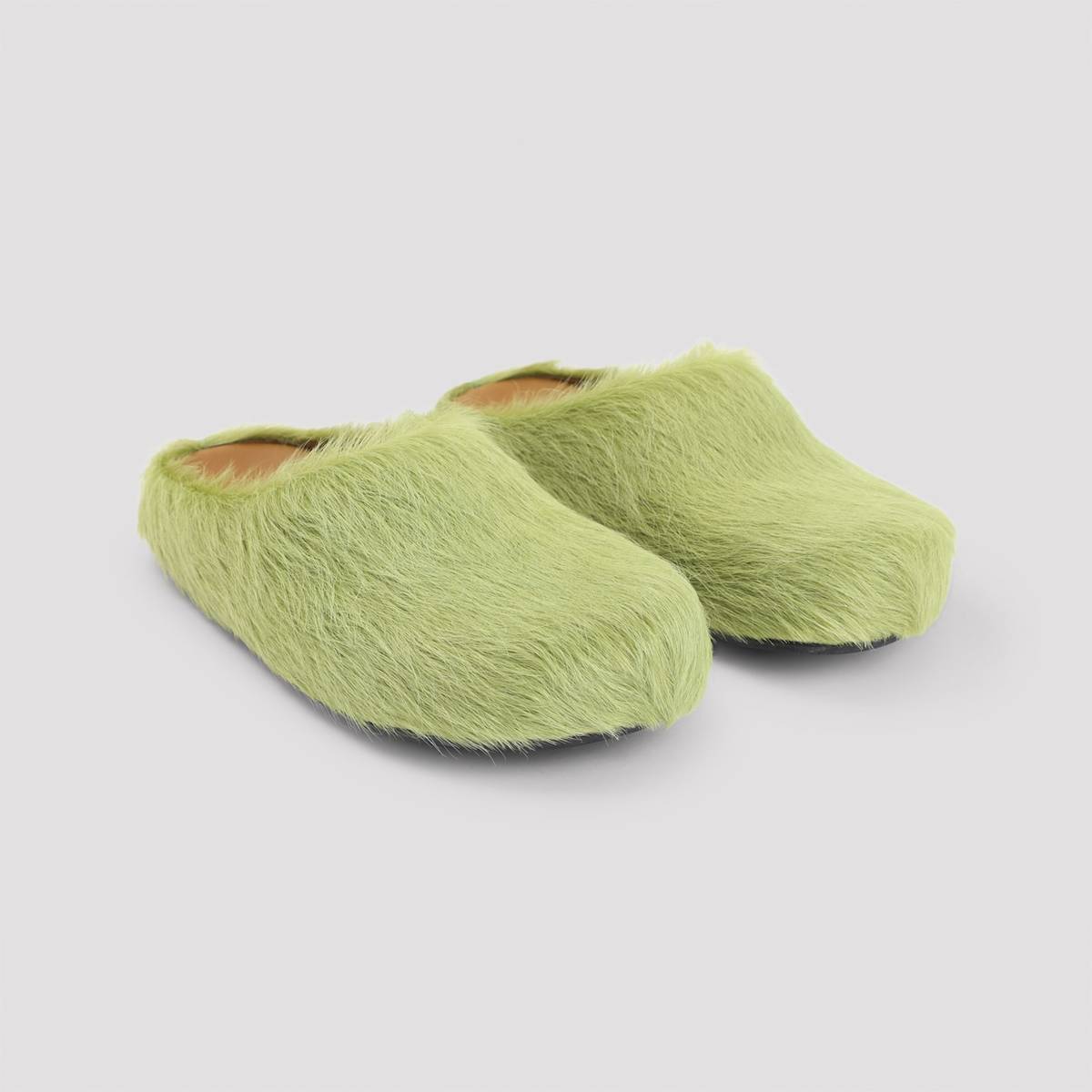 Marni Fussbett Sabot Mules - Lime - Image 5 of 5