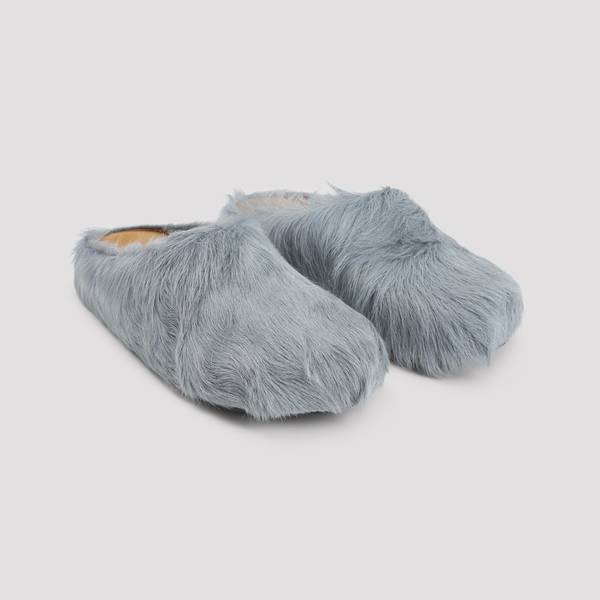 Marni Fussbett Sabot Mules - Aquamarine