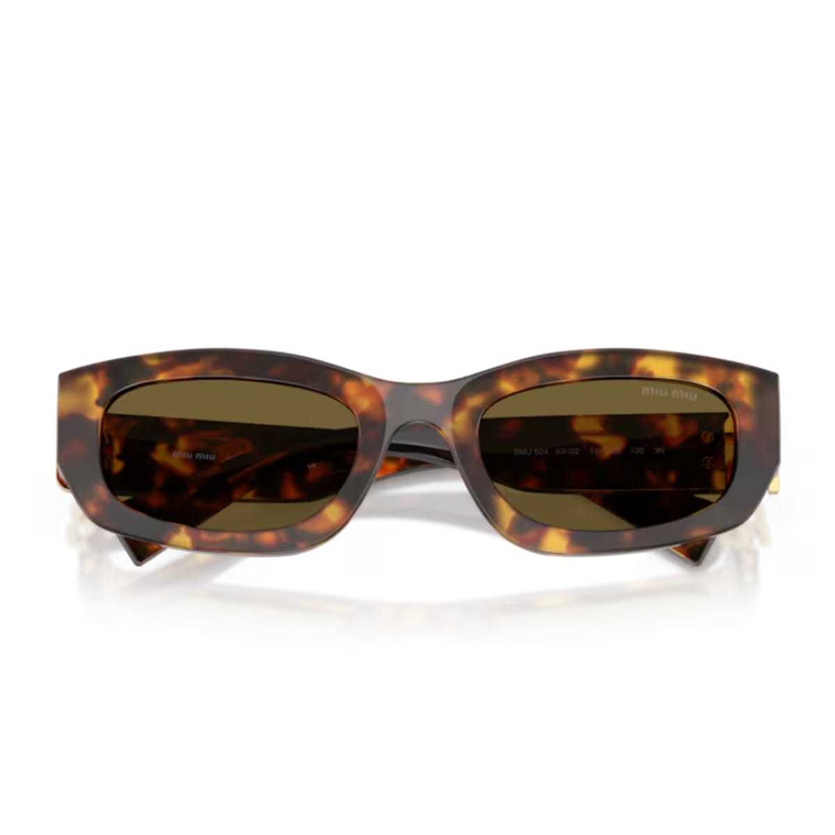 MIU MIU Miu Glimpse 0MU B04S Sunglasses - Havana Miele - Image 2 of 2