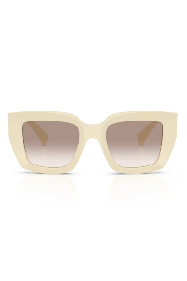 MIU MIU 0MU B05S Miu Glimpse 21D90L Sunglasses - Bianco Latte