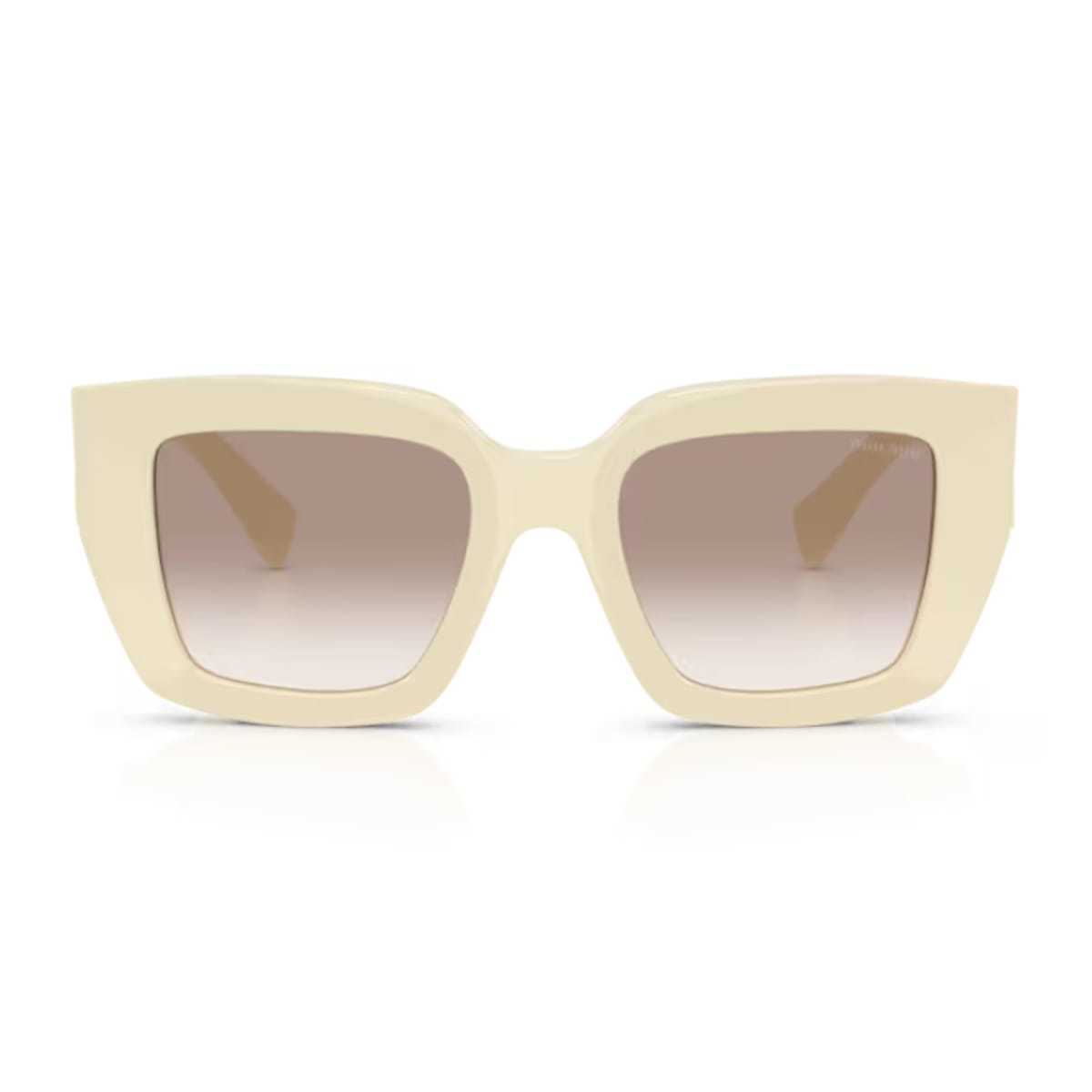 MIU MIU 0MU B05S Miu Glimpse 21D90L Sunglasses - Bianco Latte - Image 1 of 2