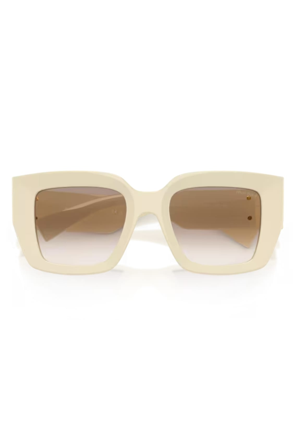 MIU MIU 0MU B05S Miu Glimpse 21D90L Sunglasses - Bianco Latte