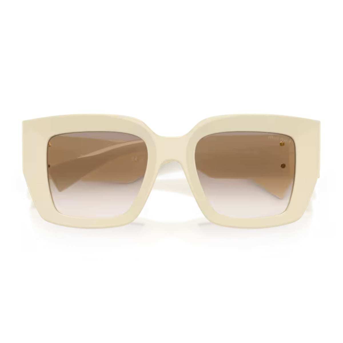 MIU MIU 0MU B05S Miu Glimpse 21D90L Sunglasses - Bianco Latte - Image 2 of 2