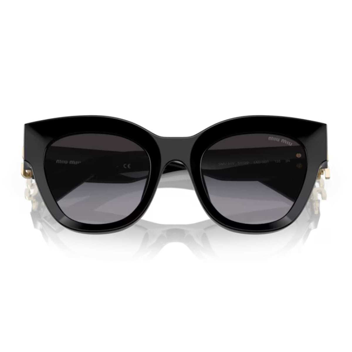 MIU MIU 0MU 01YS 1AB5D1 Sunglasses - Nero - Image 2 of 2