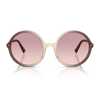 MIU MIU 0MU B02S Miu Regard 25G40S Sunglasses - Marrone Sfumato - Thumbnail 1
