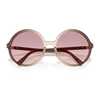 MIU MIU 0MU B02S Miu Regard 25G40S Sunglasses - Marrone Sfumato - Thumbnail 2