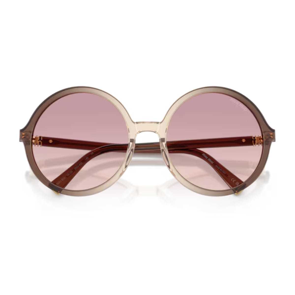 MIU MIU 0MU B02S Miu Regard 25G40S Sunglasses - Marrone Sfumato - Image 2 of 2