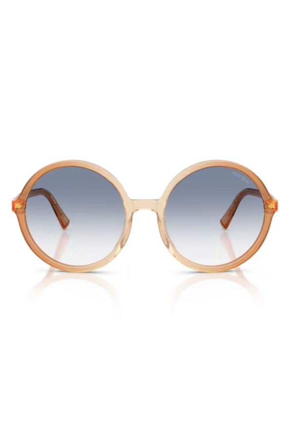 MIU MIU 0MU B02S Miu Regard 26G80O Sunglasses - Brown Gradient Brandy