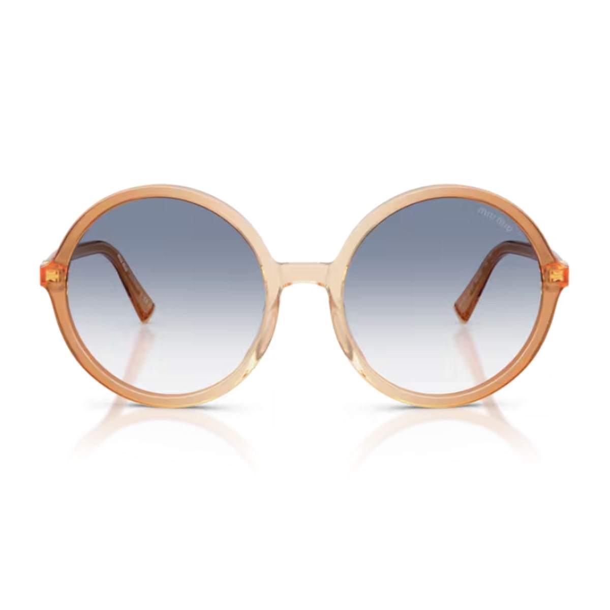 MIU MIU 0MU B02S Miu Regard 26G80O Sunglasses - Brown Gradient Brandy - Image 1 of 2