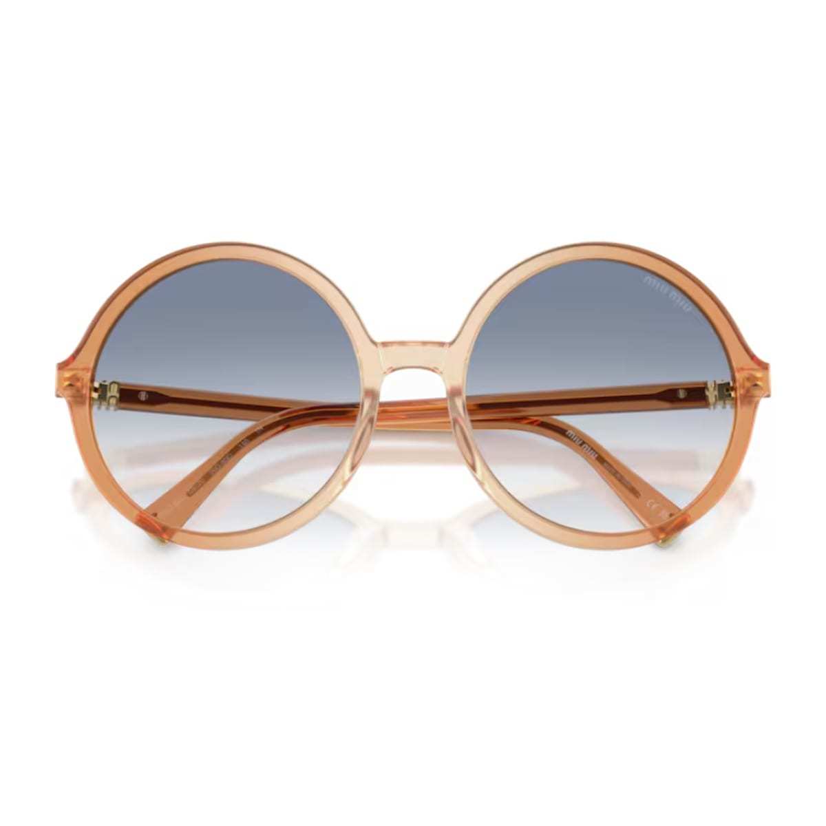 MIU MIU 0MU B02S Miu Regard 26G80O Sunglasses - Brown Gradient Brandy - Image 2 of 2