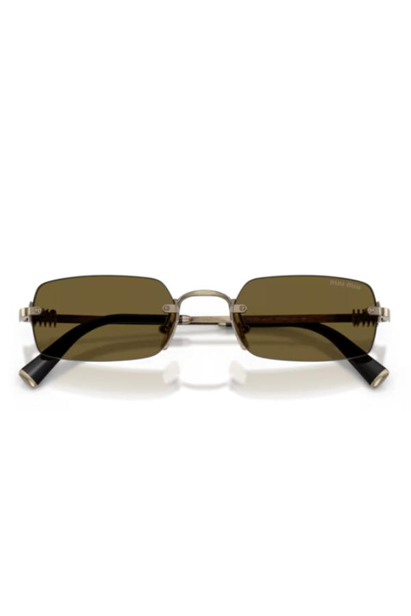 MIU MIU 0MU B50S 26C09Z Sunglasses - Old Gold