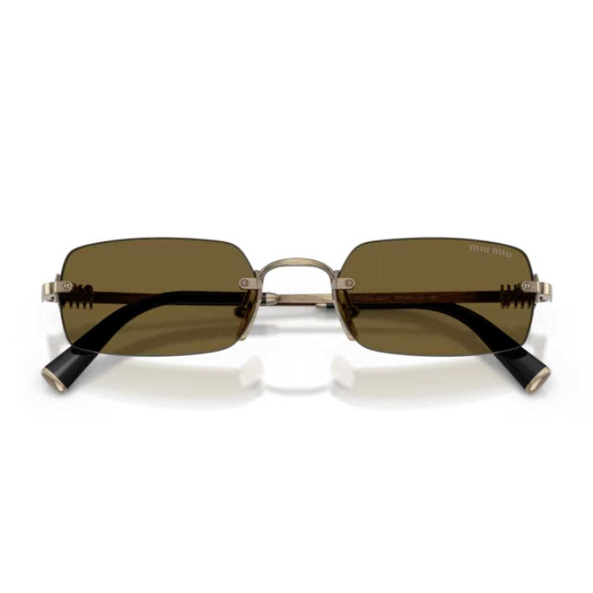 MIU MIU 0MU B50S 26C09Z Sunglasses - Old Gold - Image 2 of 2