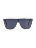 RetroSuperFuture Flat Top Lenz 55 Sunglasses - Black - Thumbnail 1